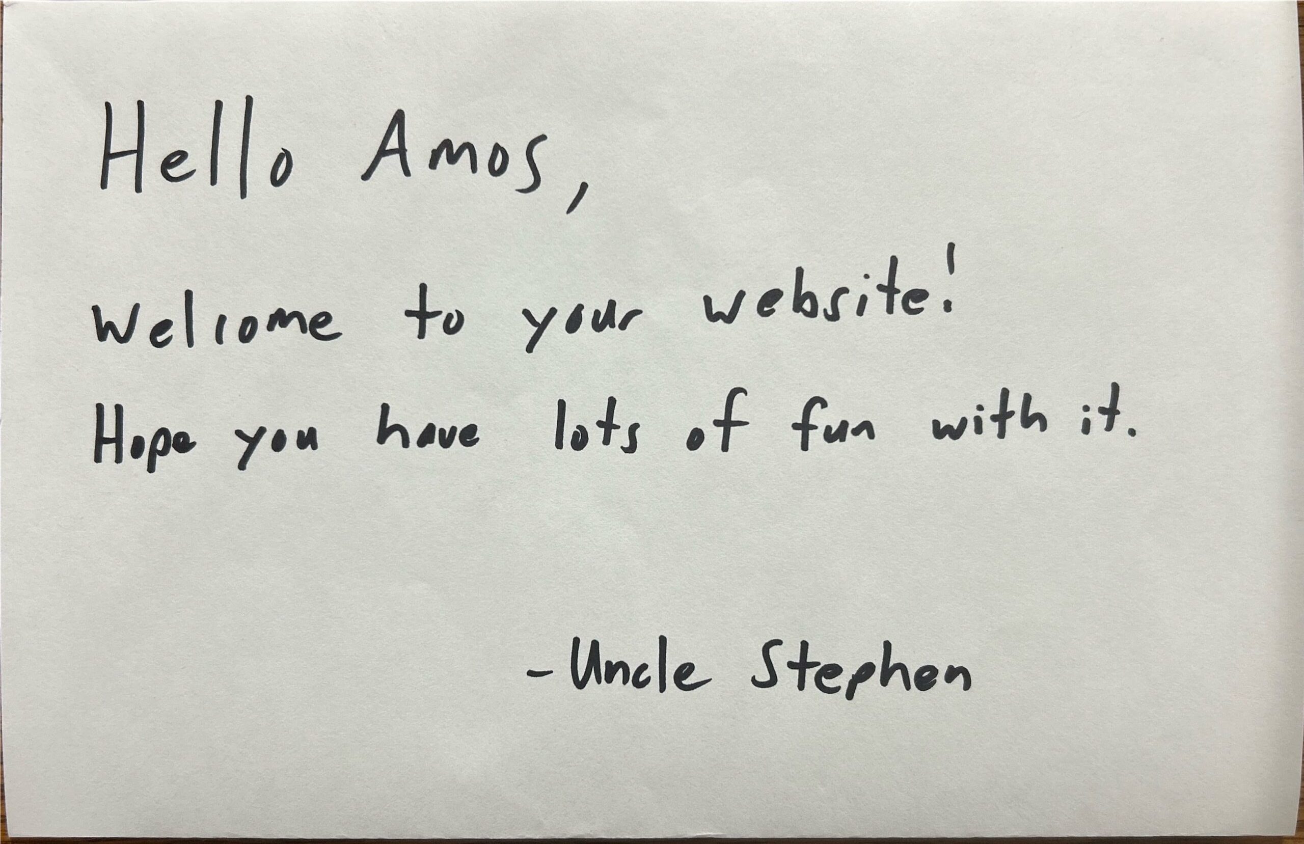 Welcome!